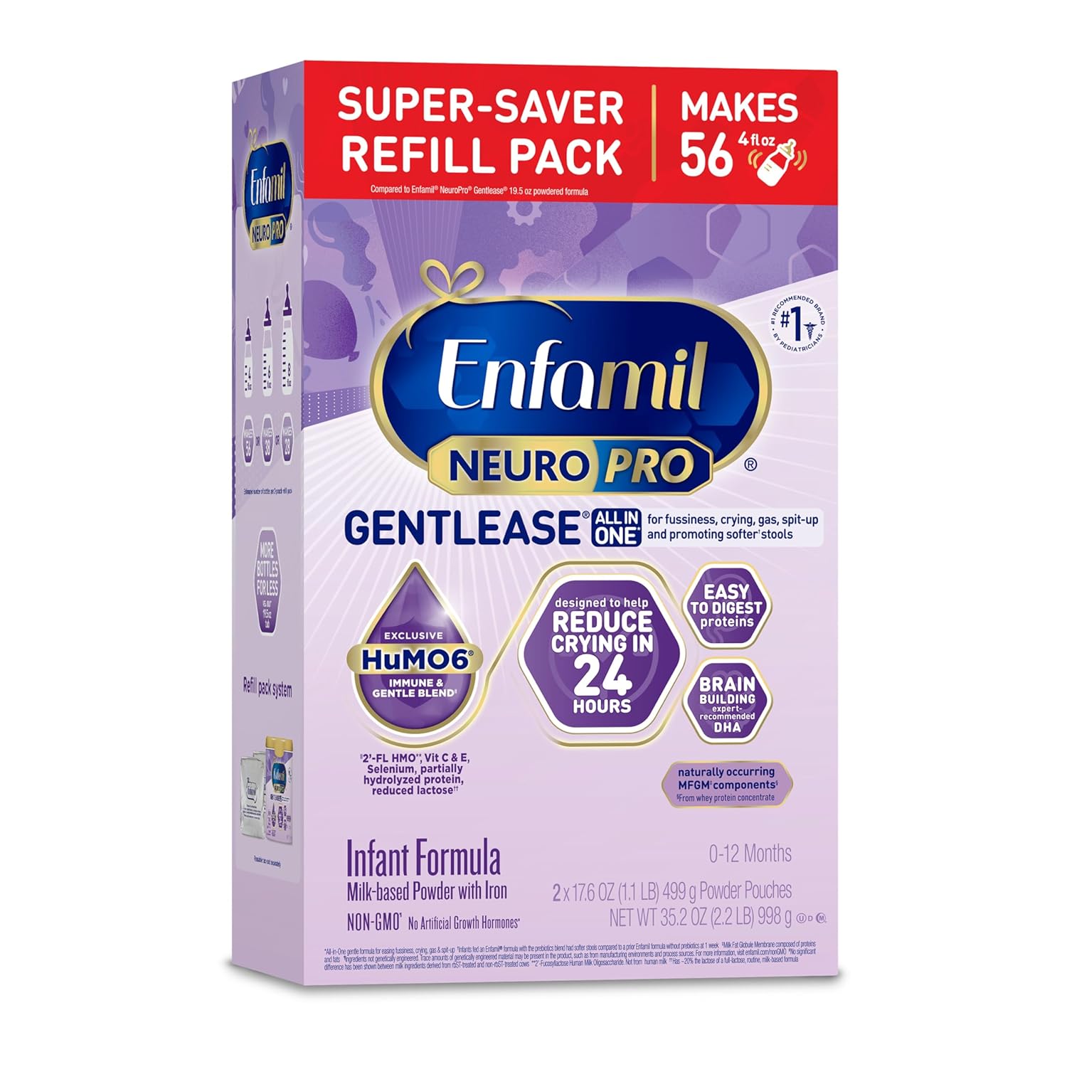 Enfamil NeuroPro Gentlease Baby Formula for Fussiness Relief