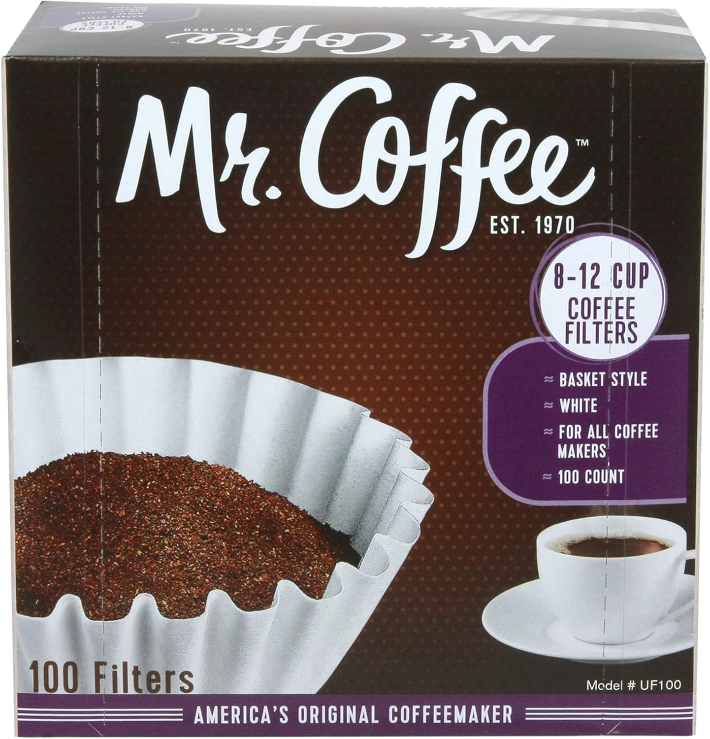 Mr. Coffee 100-Pack Coffee Filters - Brew Perfectly Every Time