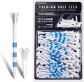 CHAMPKEY 5 Prong Golf Tees 100 Pack | Low Friction Design!