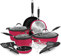 Paula Deen Family 14-Piece Ceramic Non-Stick Cookware Set - Induction