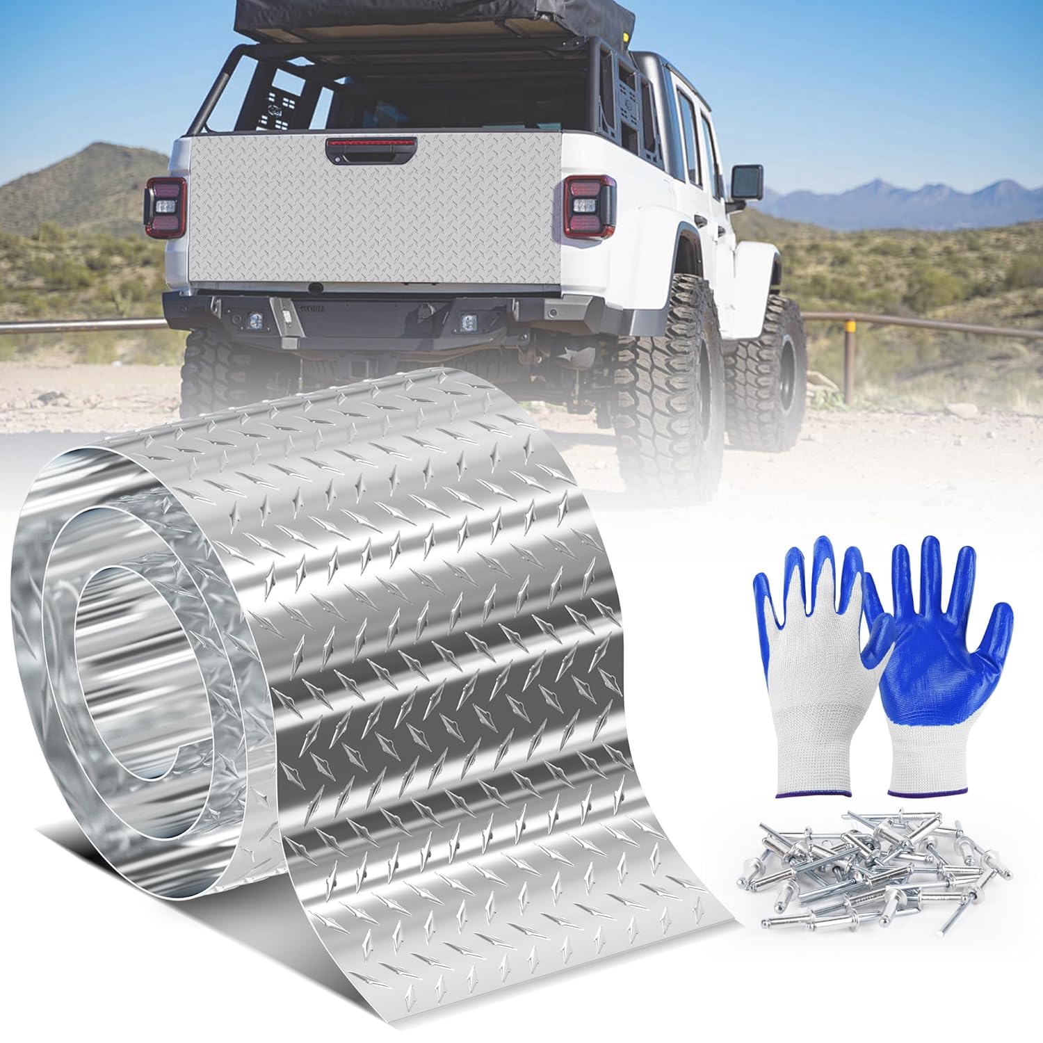 Aluminum Diamond Plate Sheet Metal Coil for Truck Beds & More