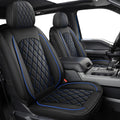 MIROZO Seat Covers Full Set Universal Fit - Waterproof Faux Leather