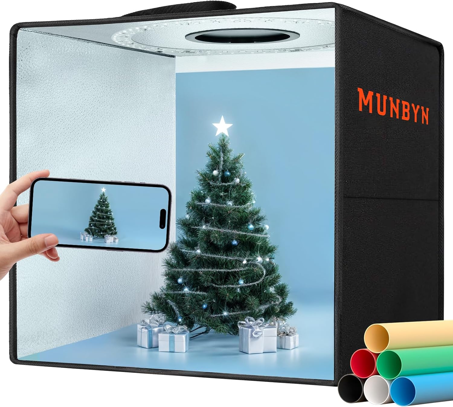 MUNBYN Light Box Photography Kit for Professional Product Shots