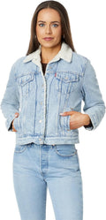 Levi's womens Original Sherpa Trucker Jacket - Warm, Classic Denim