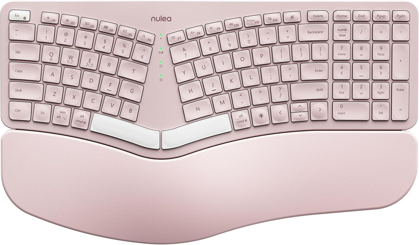 Nulea RT05 Wireless Ergonomic Keyboard with Backlight Features