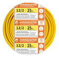 Solid Indoor 12/2 NMB Cable 25ft Coil - Durable 12 Gauge Wire