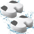 Hot Tub Booster Seat 2-Pack - 5in Weighted Spa Cushion for Baths