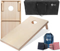 Tailgating Pros 4ft x 2ft Solid Wood Cornhole Boards - LED Ready