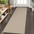 KOZYFLY 2x6 ft Hallway Runner Rug - Non Slip Washable Cotton