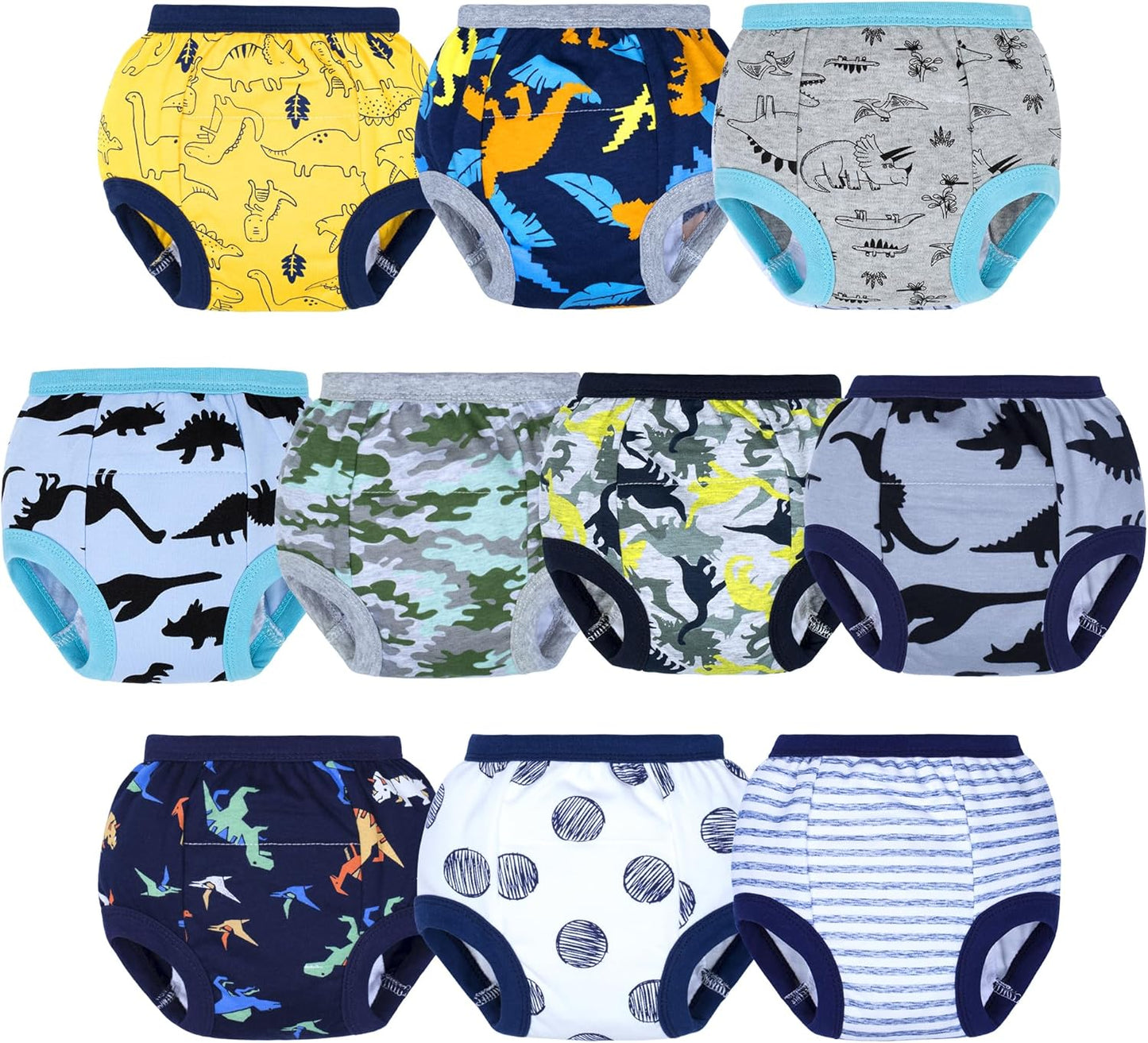 BIG ELEPHANT Potty Training Underwear - 10 Pack for Toddlers