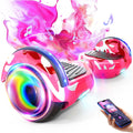 SISIGAD Scooter 6.5ft Flash Wheels & Colorful LED Lights - Fun