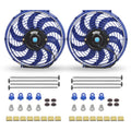 12 Inch Universal Slim Fan Push Pull Electric Radiator 12V 80W - Slim
