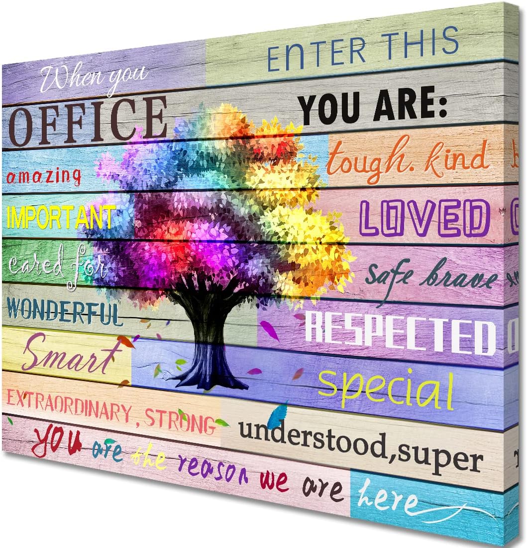 Motivational Tree Wall Art Print 12x16