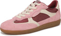 Sam Edelman Womens Kallen Gold Retro Skater Sneaker - Cushioned