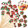 Festive 200-Piece Christmas Cocktail Picks Set