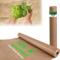 Biodegradable Weed Barrier 3 x 100 ft Garden Paper - Heavy Duty