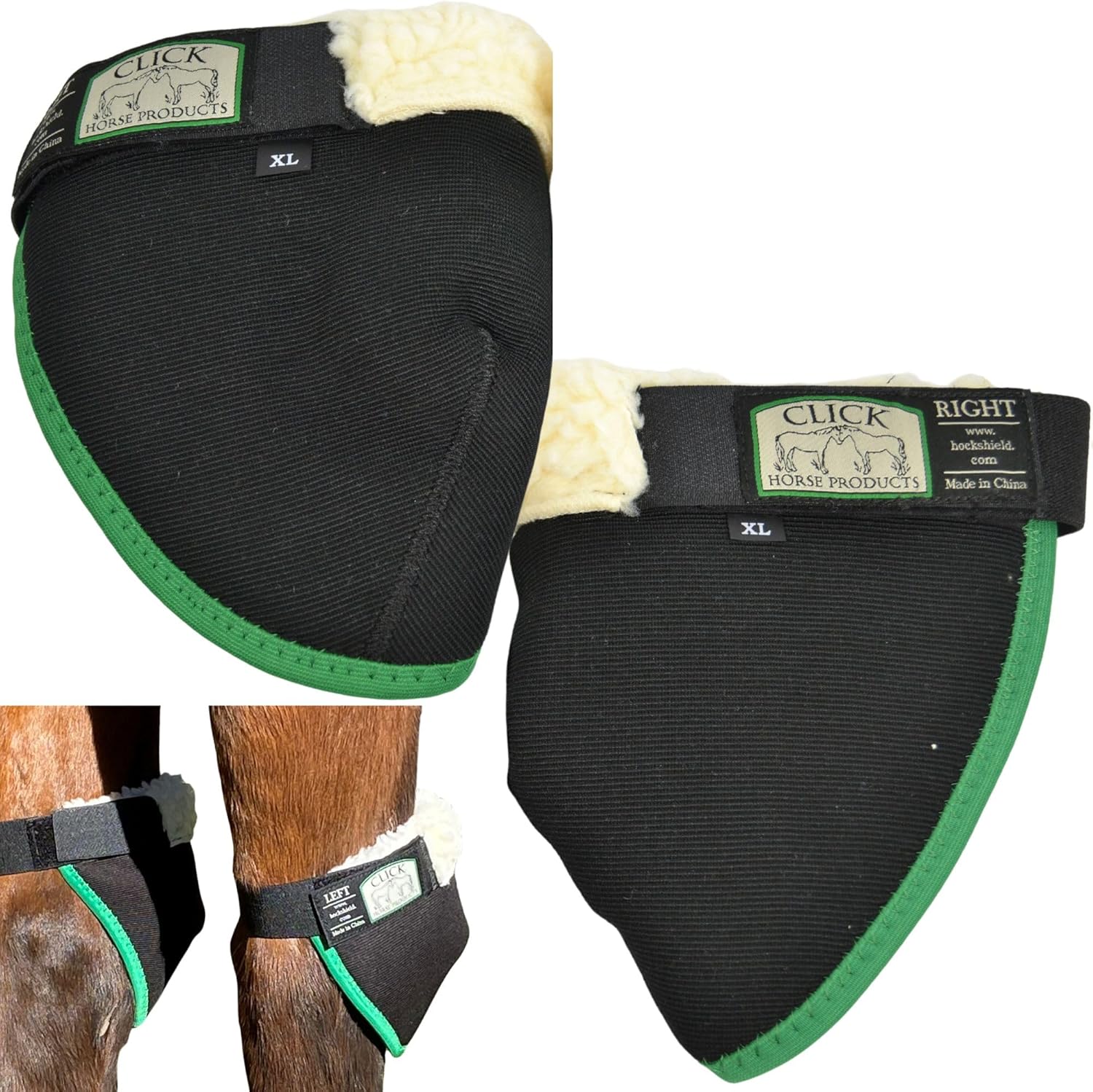Click Horse Hock Shield for Comprehensive Hock Protection