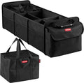 Rubbermaid Car Organizer Trunk Tote - Collapsible Multi-Compartment