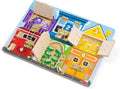 Melissa & Doug Wooden Latches Board - Interactive Toddler Toy