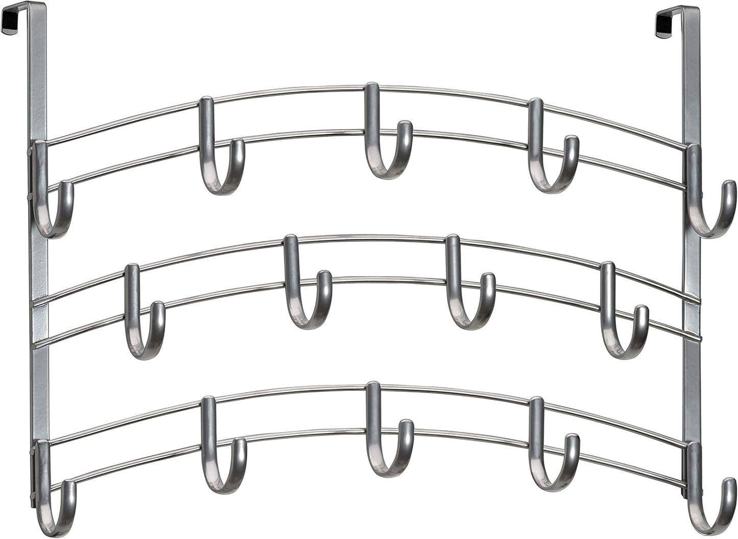 LYNK Professional Home Over Door Hooks Rack for Towel Storage