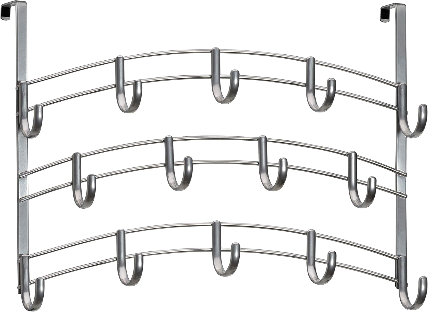 LYNK Professional Home Over Door Hooks Rack for Towel Storage