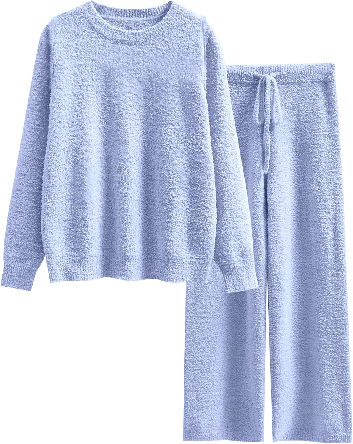 ANRABESS Women's Fuzzy Fleece Pajama Sets for Cozy Comfort