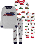 DAUGHTER QUEEN Boys 100% Cotton Long Sleeve Pajamas (Style R3JN)