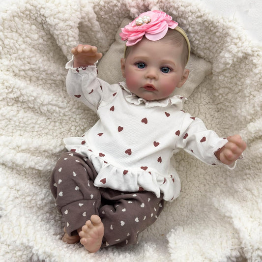 Realistic 19 Newborn Baby Doll Set - Feeding Kit Included!