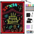 Hosim LED Message Writing Board 32x24 Erasable Neon Sign