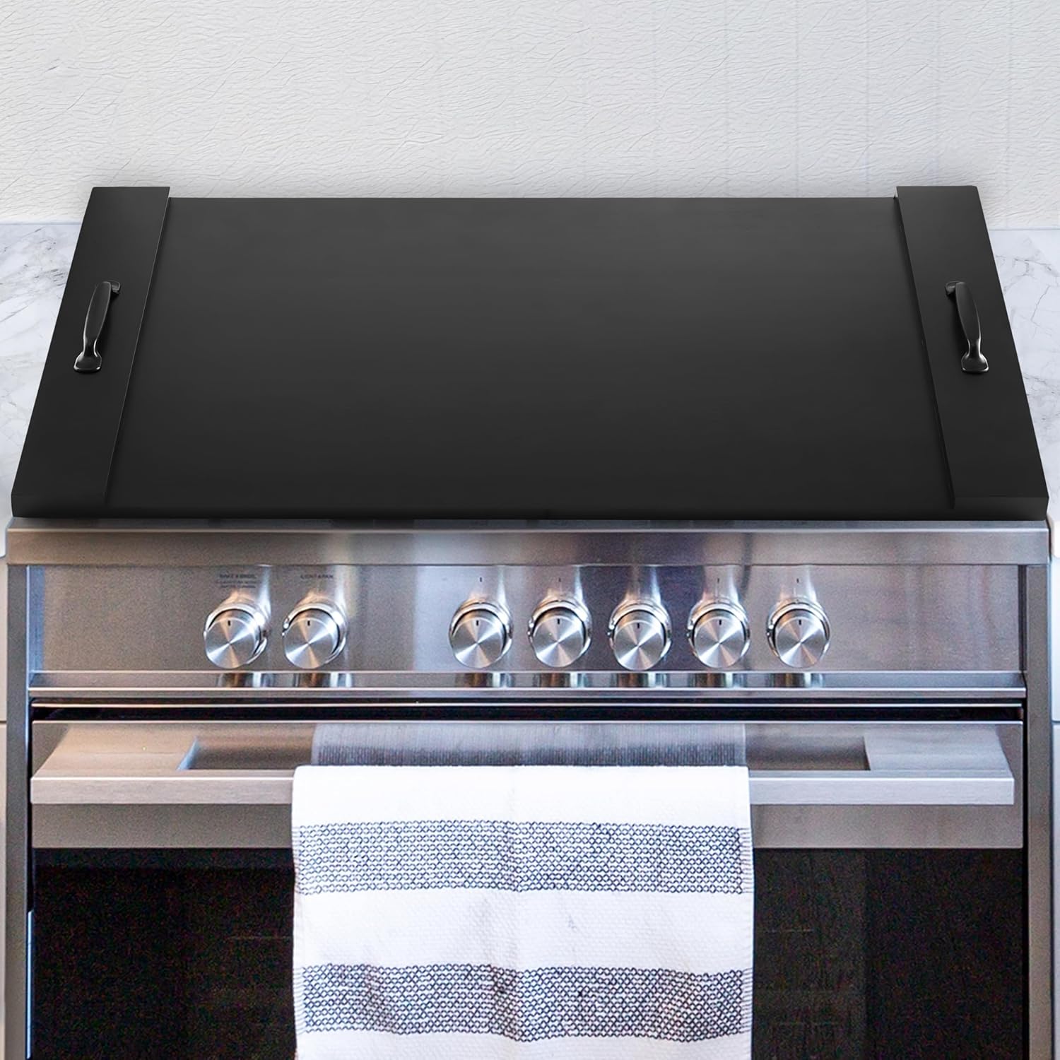 BLUEWEST Wooden Noodle Board Stove Cover for Extra Space