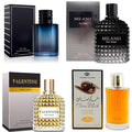 4-Piece Cologne for Men - Choco Musk, Milano, SE & Valentine Set