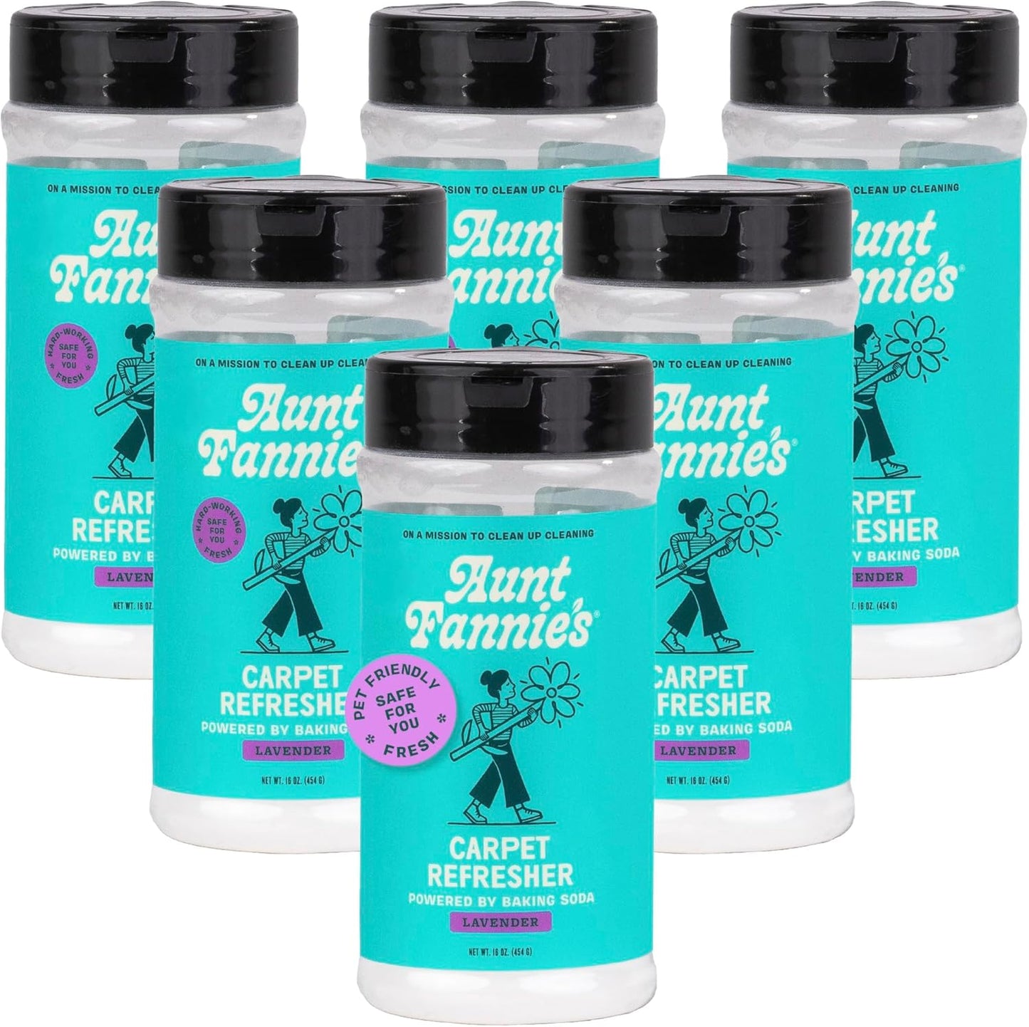Aunt Fannie's Carpet Refresher & Deodorizer Powder for Pets