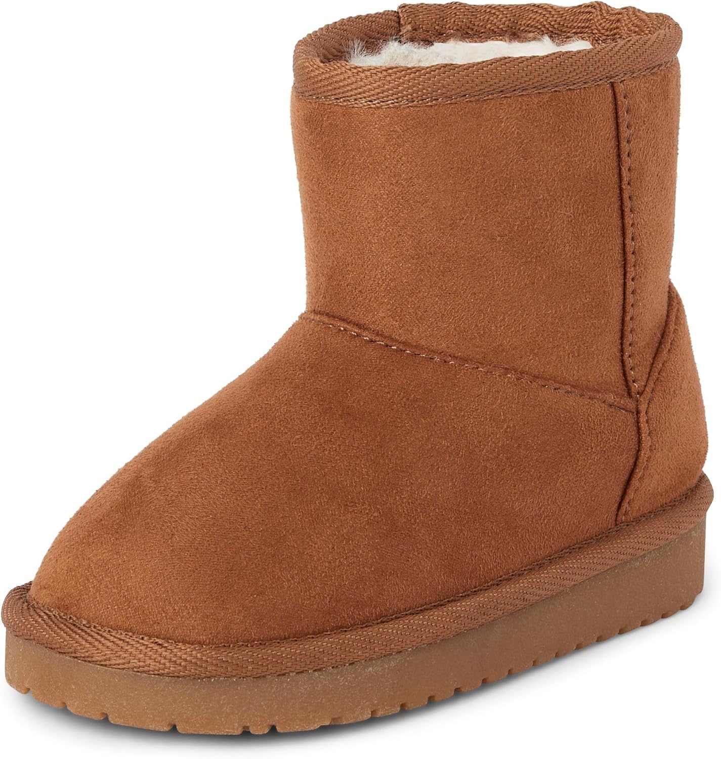Classic Ankle Boots for Girls - Faux Fur Lined Comfort