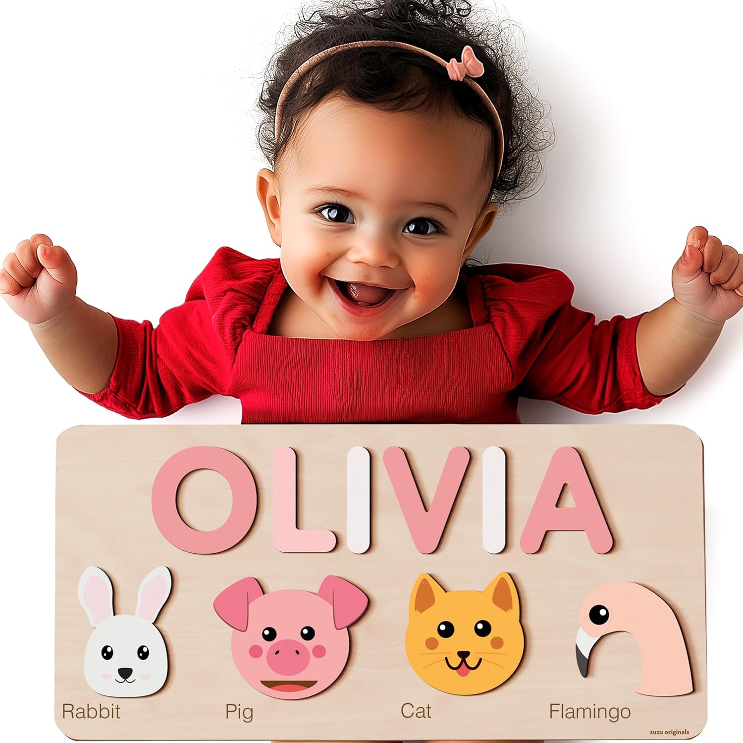 Montessori Toys for 1 Year Old, Personalized Name Puzzle Gift