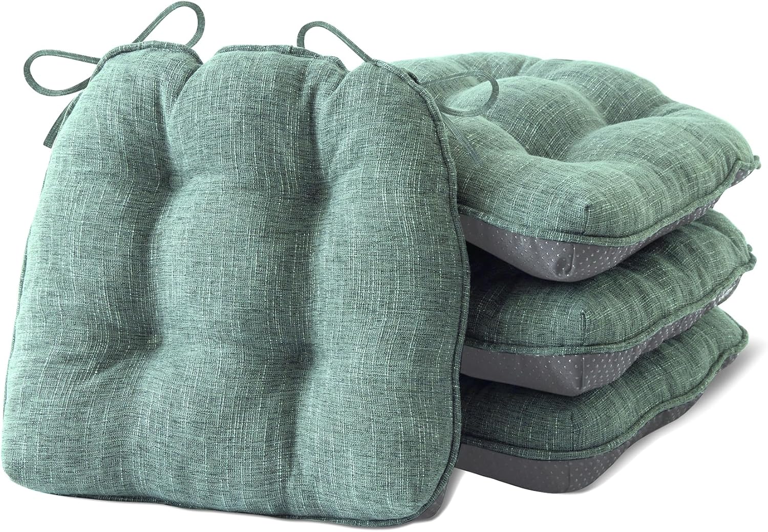 Chair Cushions for Dining Chairs Set of 4, Sage Green Comfort
