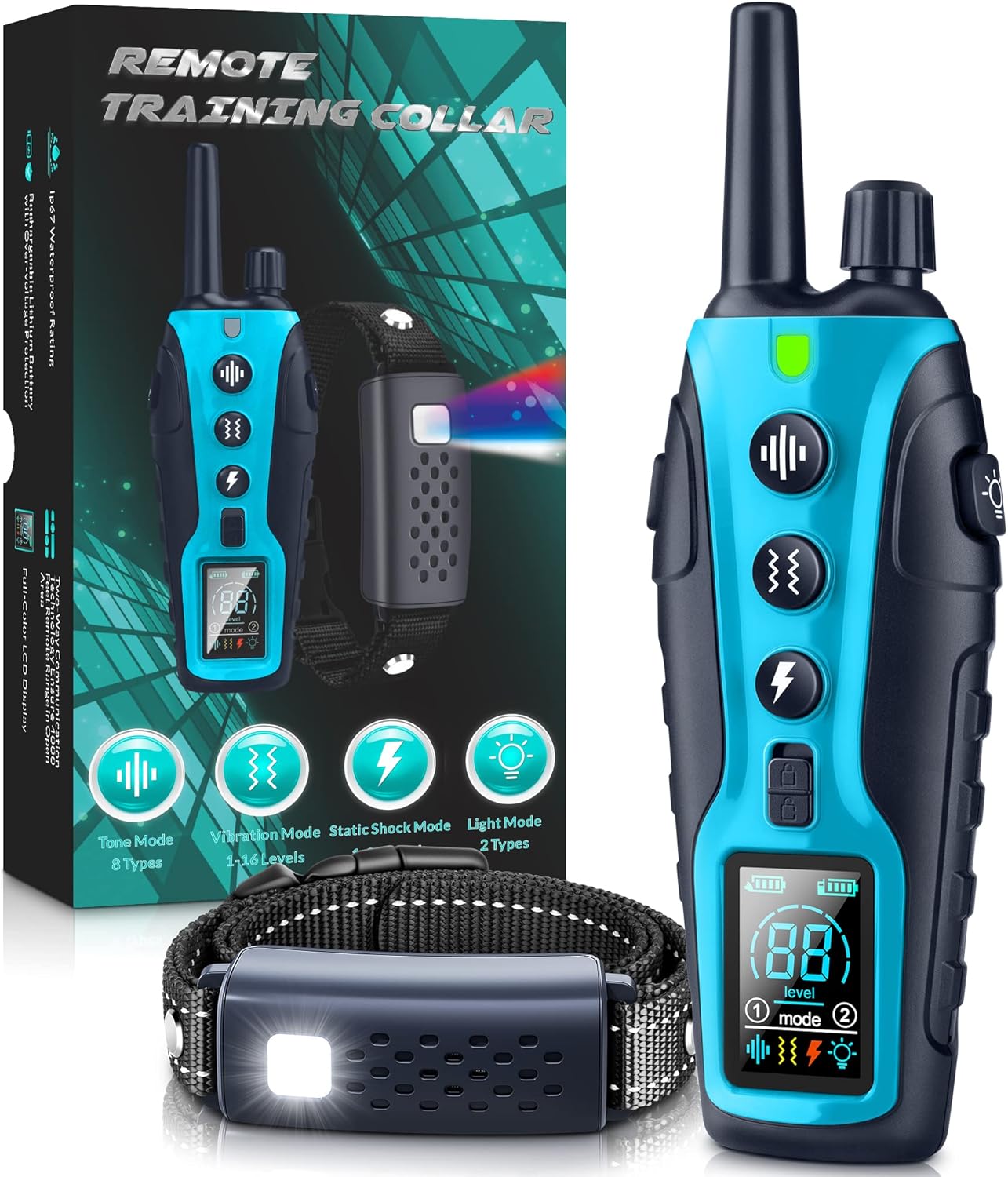 Dog Shock Collar with Remote - 4000FT Waterproof Training Device