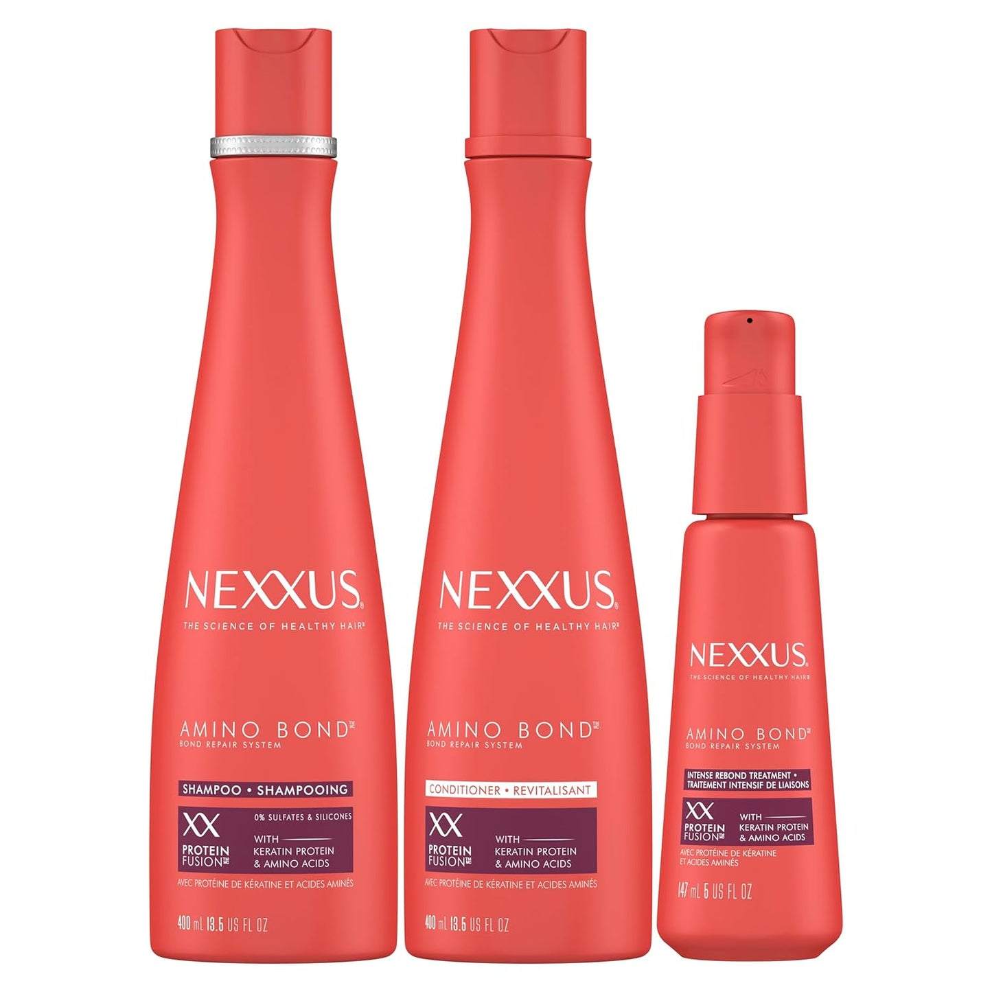 Nexxus Bond Repair Shampoo, Conditioner & Treatment Bundle