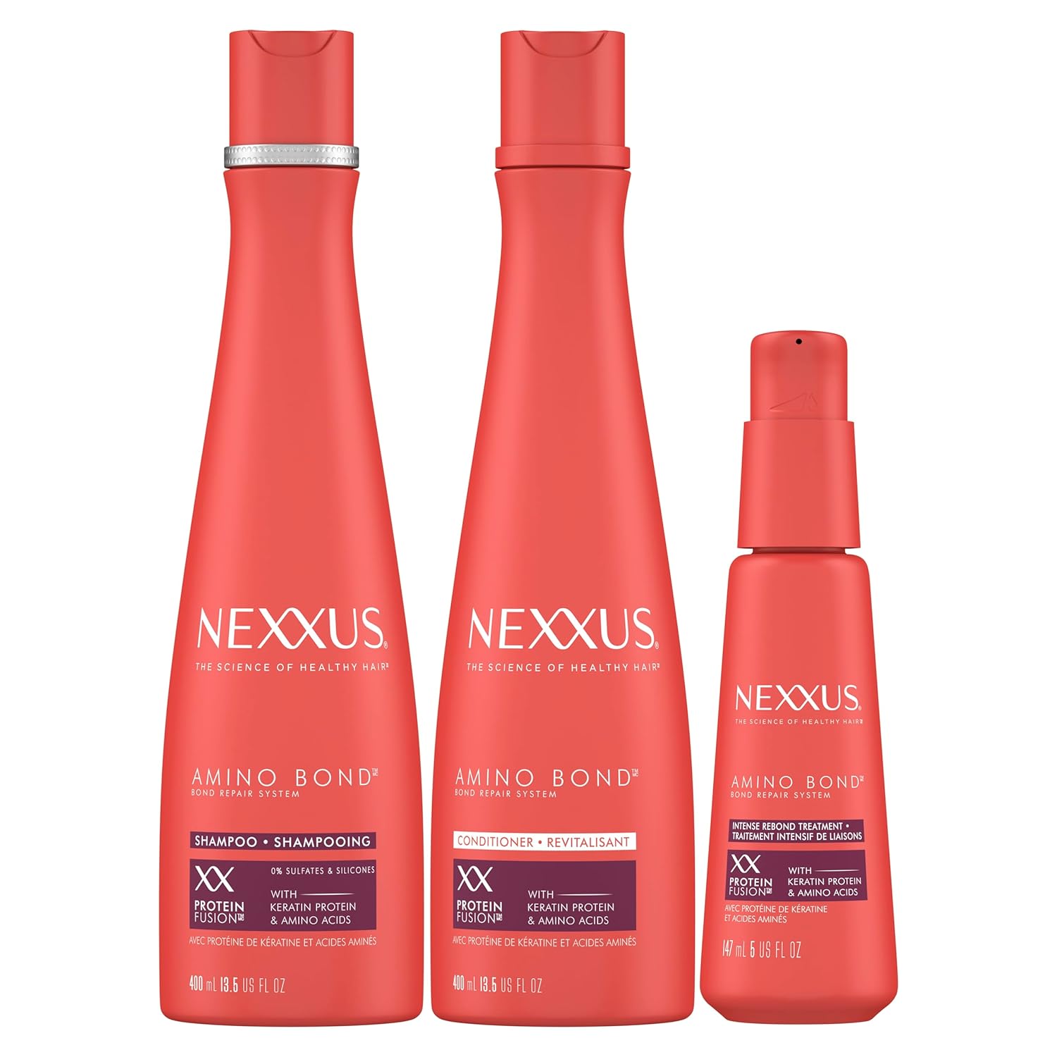 Nexxus Bond Repair Shampoo, Conditioner & Treatment Bundle