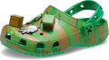 Crocs Unisex-Child Classic Minecraft Clog - Creeper Design