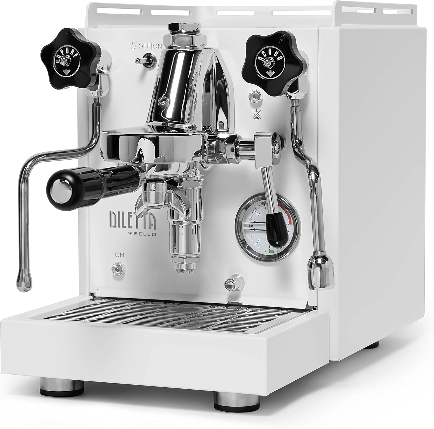 Diletta White Espresso Machine: Rich & Creamy Brews