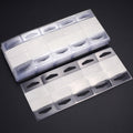TecUnite 1500 Clear Adhesive Hanging Tags 1.5 x 1.5 in - Retail