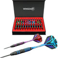 ADKX Steel Tip Darts 12 Pack Set with Case - Complete Practice Kit