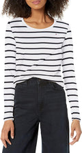 Tommy Hilfiger Women's Long Sleeve Scoop Neck Tee for Comfort