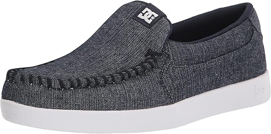 DC Men's Villain Slip On Low Top Sneaker Shoe for Casual Wear