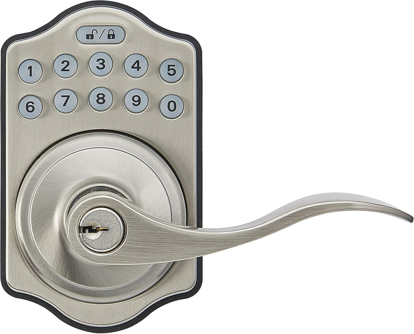 Keyless Entry Door Lock Deadbolt with Handle Set for Security