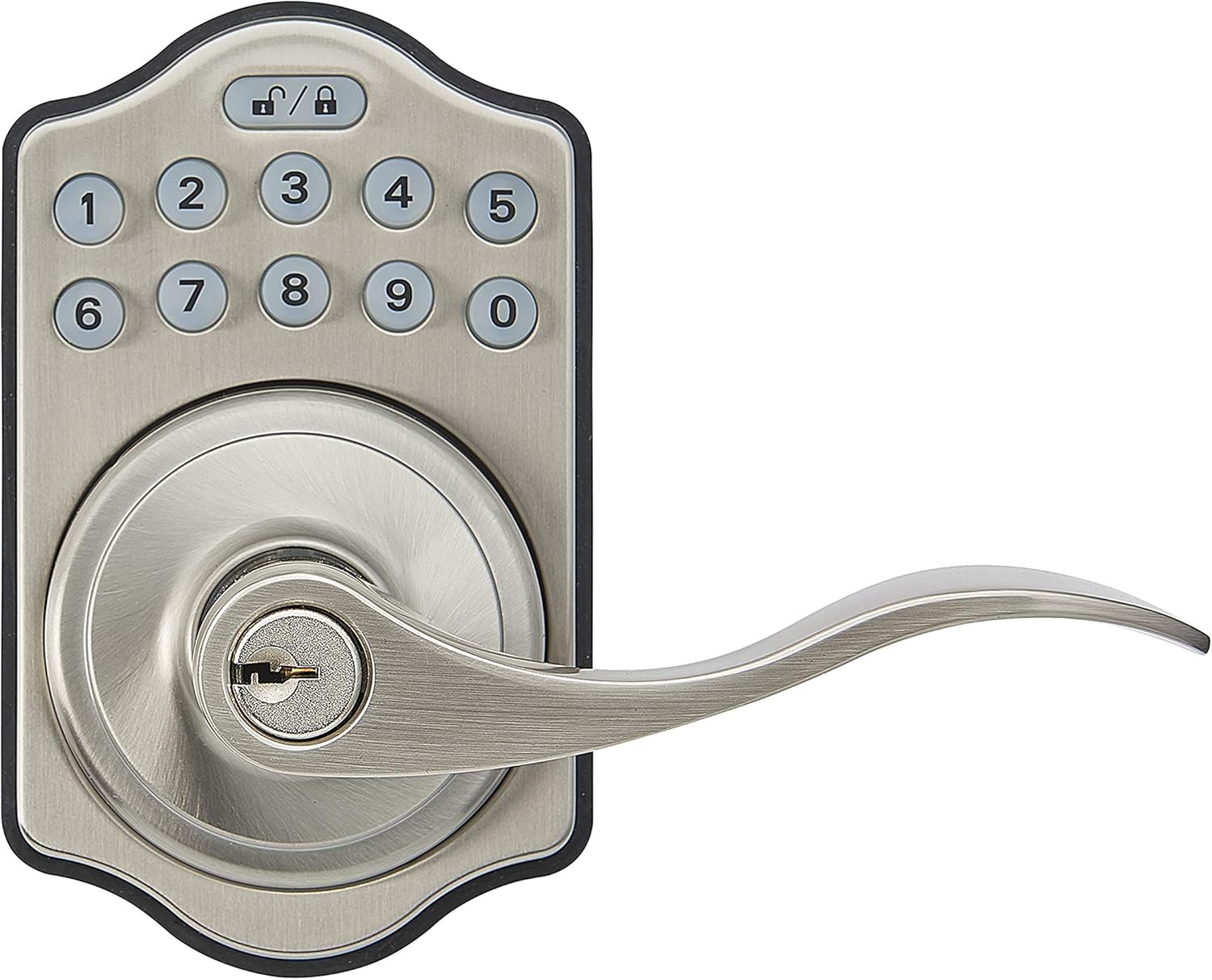 Keyless Entry Door Lock Deadbolt with Handle Set for Security