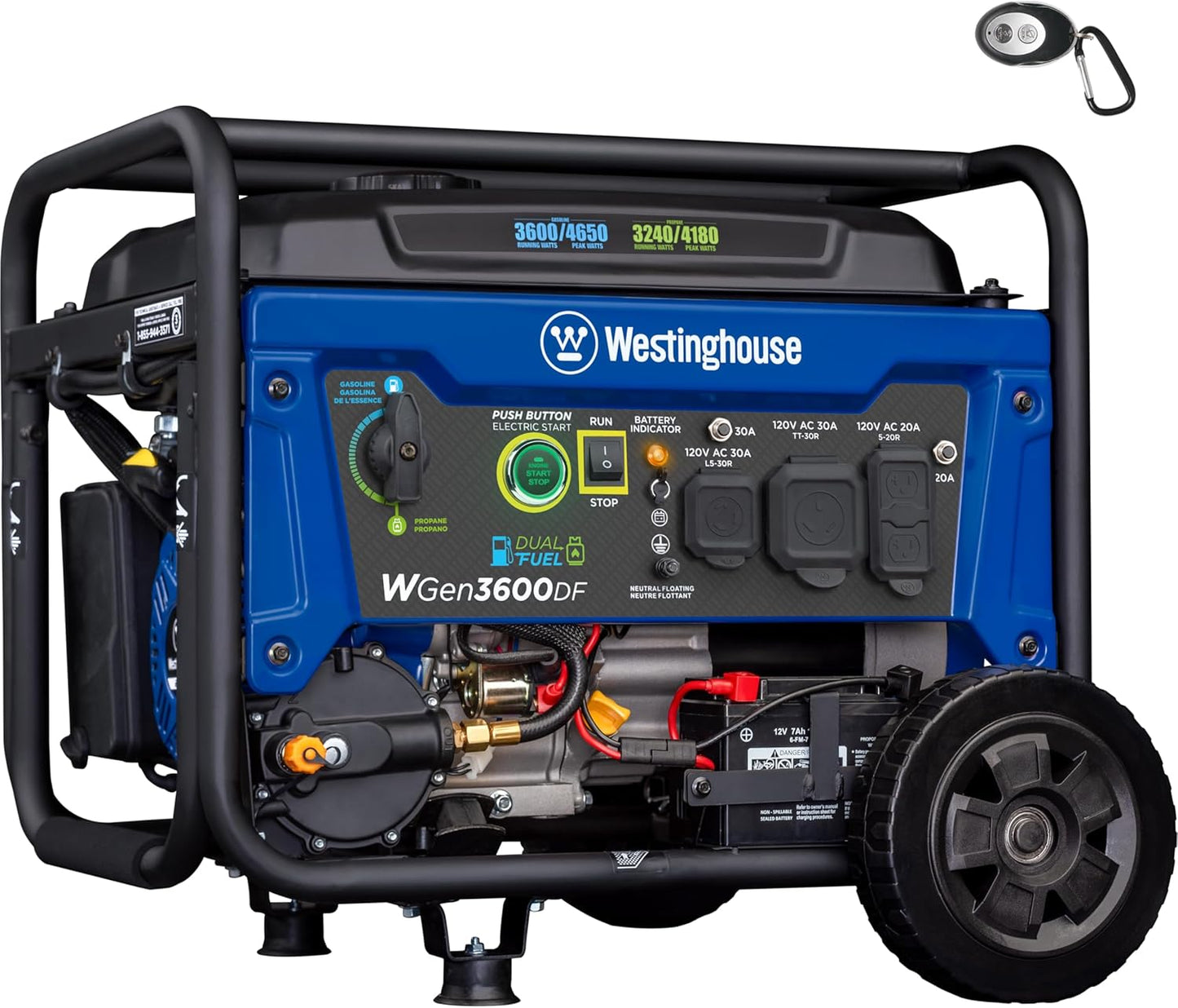 Westinghouse 4650 Peak Watt Dual Fuel Portable Generator Review