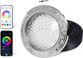 HQUA PN01DC LED Inground Pool Light RGBW Color Change - Remote/App