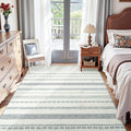 Boho 4x6 Area Rug - Machine Washable Moroccan Ripple Soft Rug