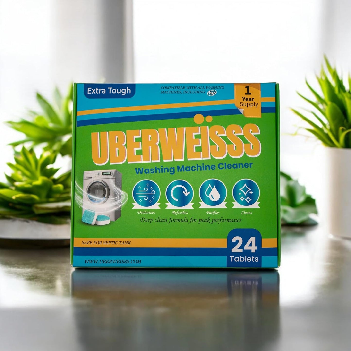 UberWesss Limited Edition Washing Machine Cleaner - Deep Clean Formula